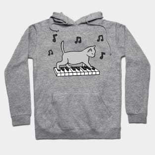 Piano Cat Hoodie